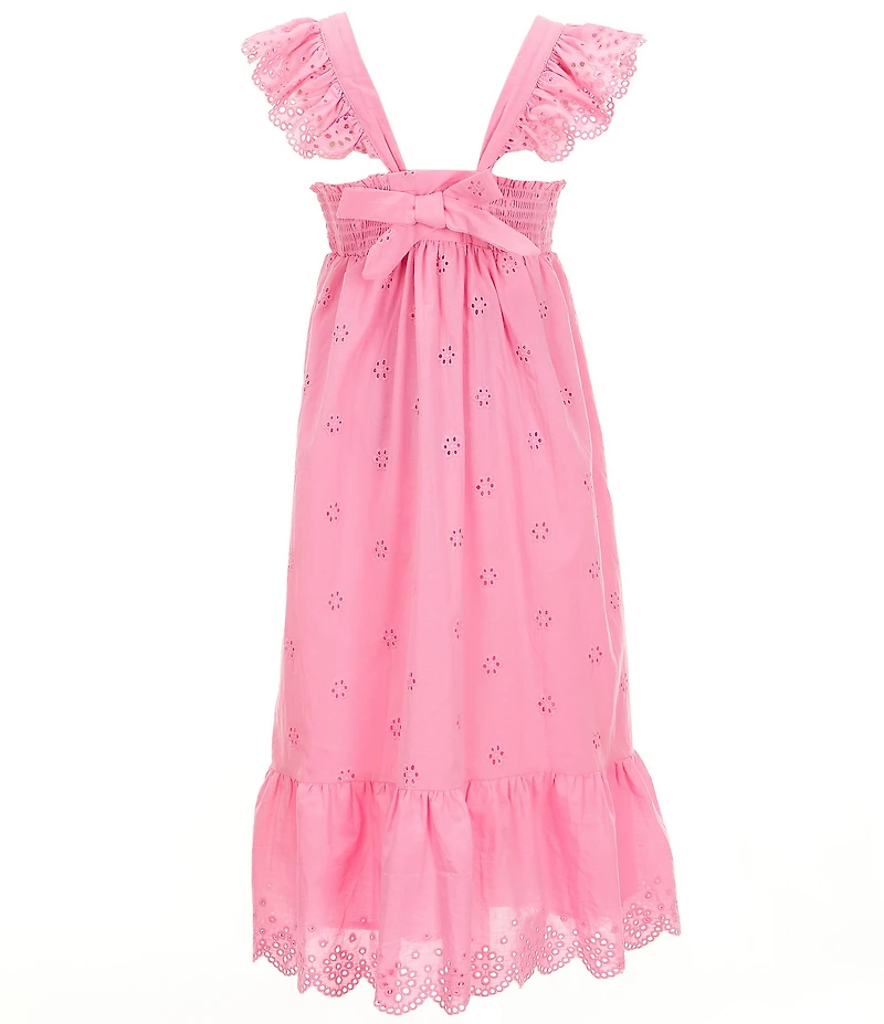 Copper Key Big Girls Eyelet Midi Dress