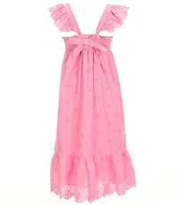 Copper Key Big Girls Eyelet Midi Dress
