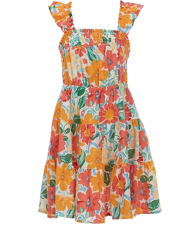 Copper Key Big Girls Floral Printed Dress