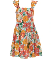 Copper Key Big Girls Floral Printed Dress