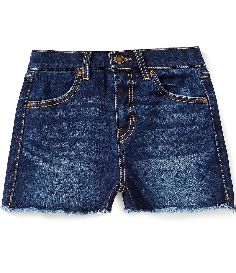 Copper Key Big Girls Frayed Hem High Rise Cut Off Denim Shorts