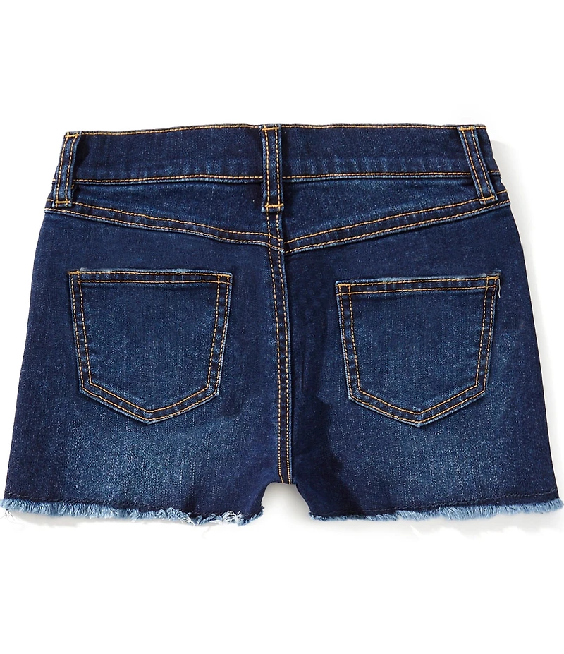 Copper Key Big Girls Frayed Hem High Rise Cut Off Denim Shorts