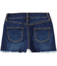 Copper Key Big Girls Frayed Hem High Rise Cut Off Denim Shorts