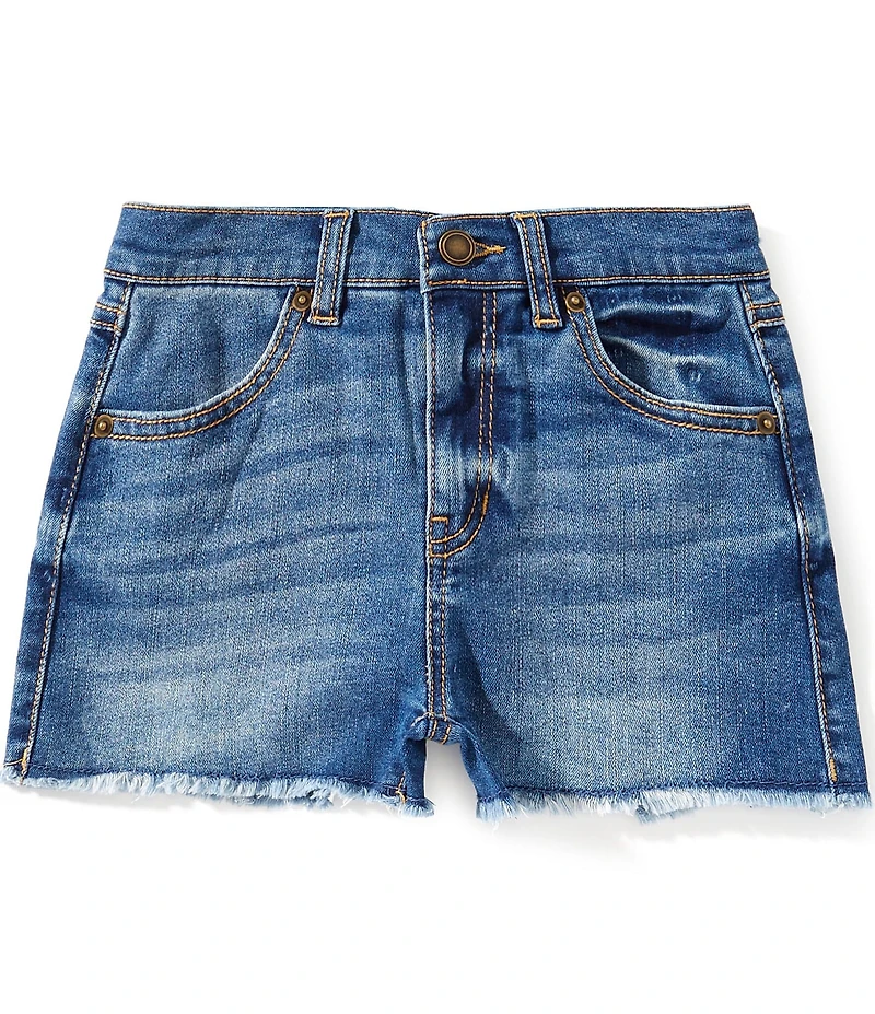 Copper Key Big Girls Frayed Hem High Rise Cut Off Denim Shorts