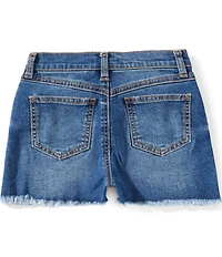 Copper Key Big Girls Frayed Hem High Rise Cut Off Denim Shorts