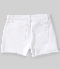 Copper Key Big Girls Frayed Hem High Rise Cut Off Denim Shorts