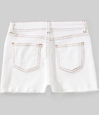 Copper Key Big Girls Frayed Hem High Rise Cut Off Denim Shorts