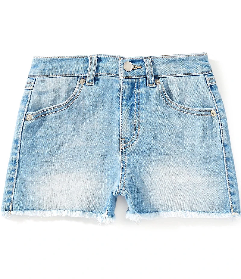 Copper Key Big Girls Frayed Hem High Rise Cut Off Denim Shorts