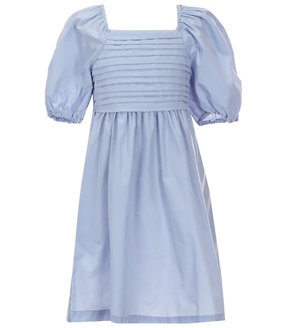 Copper Key Big Girls Margo Pleated Puff Sleeve Dress