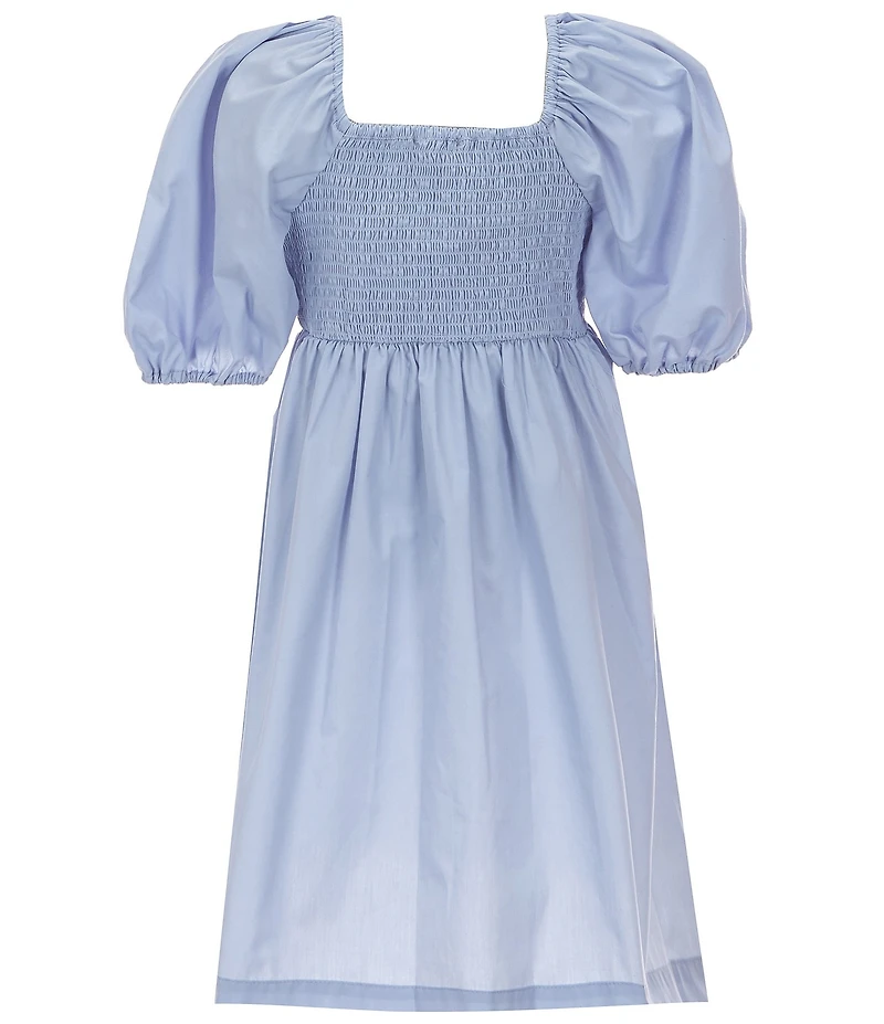 Copper Key Big Girls Margo Pleated Puff Sleeve Dress