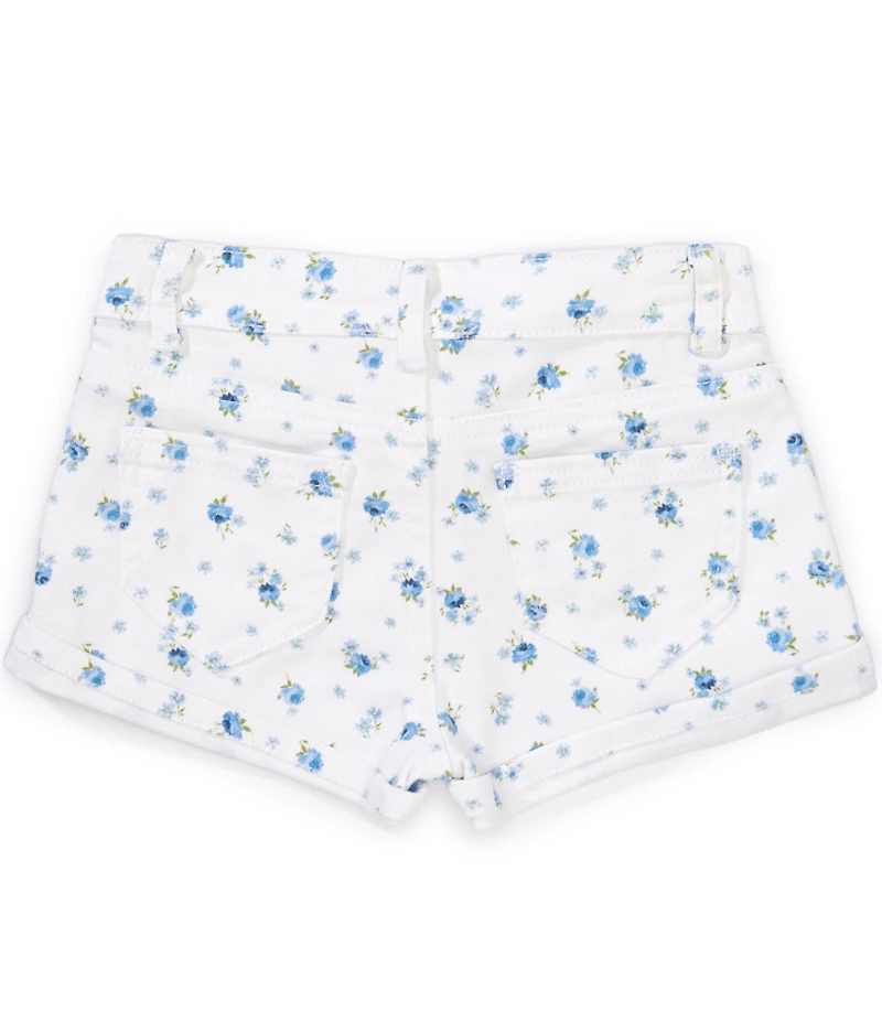 Copper Key Big Girls Floral Printed Cuffed Shorts
