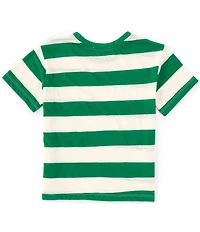 Copper Key Big Girls Short Sleeve Big Stripe Relaxed Boxy T-Shirt