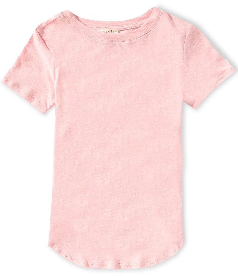 Copper Key Big Girls Short Sleeve Cotton T-Shirt