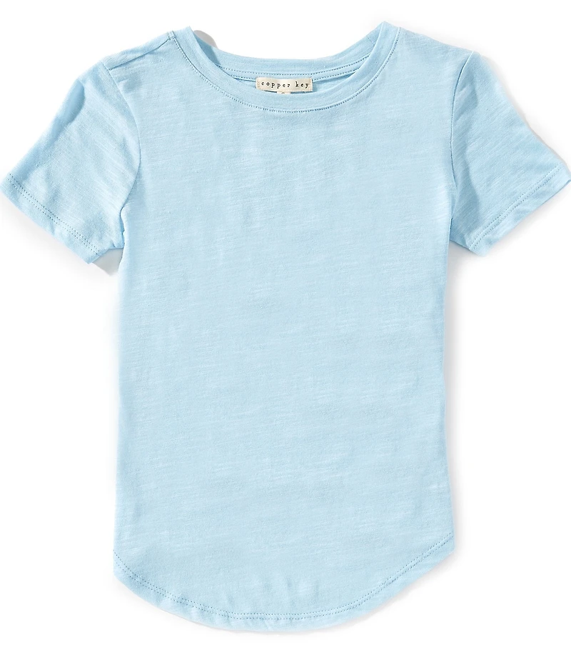 Copper Key Big Girls Short Sleeve Cotton T-Shirt