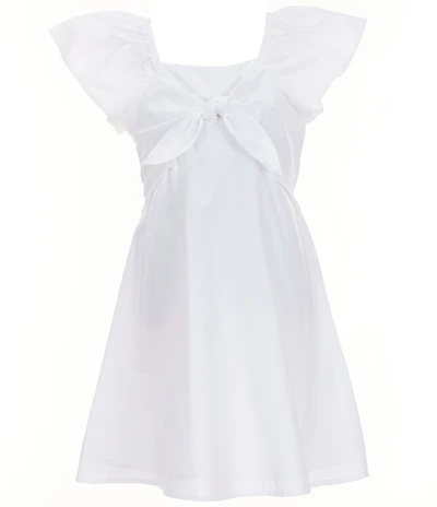 Copper Key Big Girls Short Sleeve Ruffle Bow Dress
