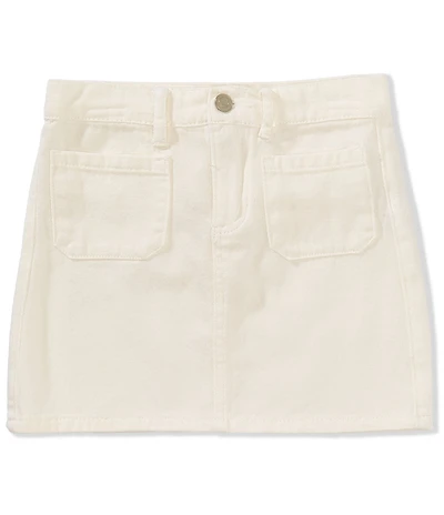Copper Key Big Girls Solid Denim Mini Skirt