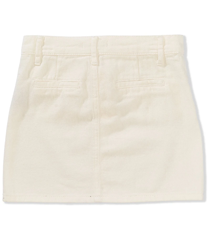 Copper Key Big Girls Solid Denim Mini Skirt