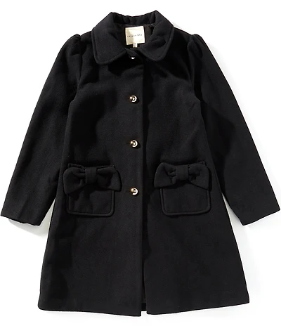 Copper Key Big Girls Bow Pocket Coat