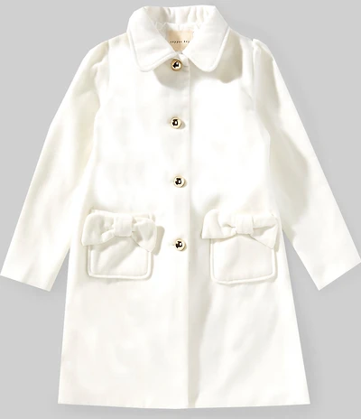 Copper Key Big Girls Bow Pocket Coat