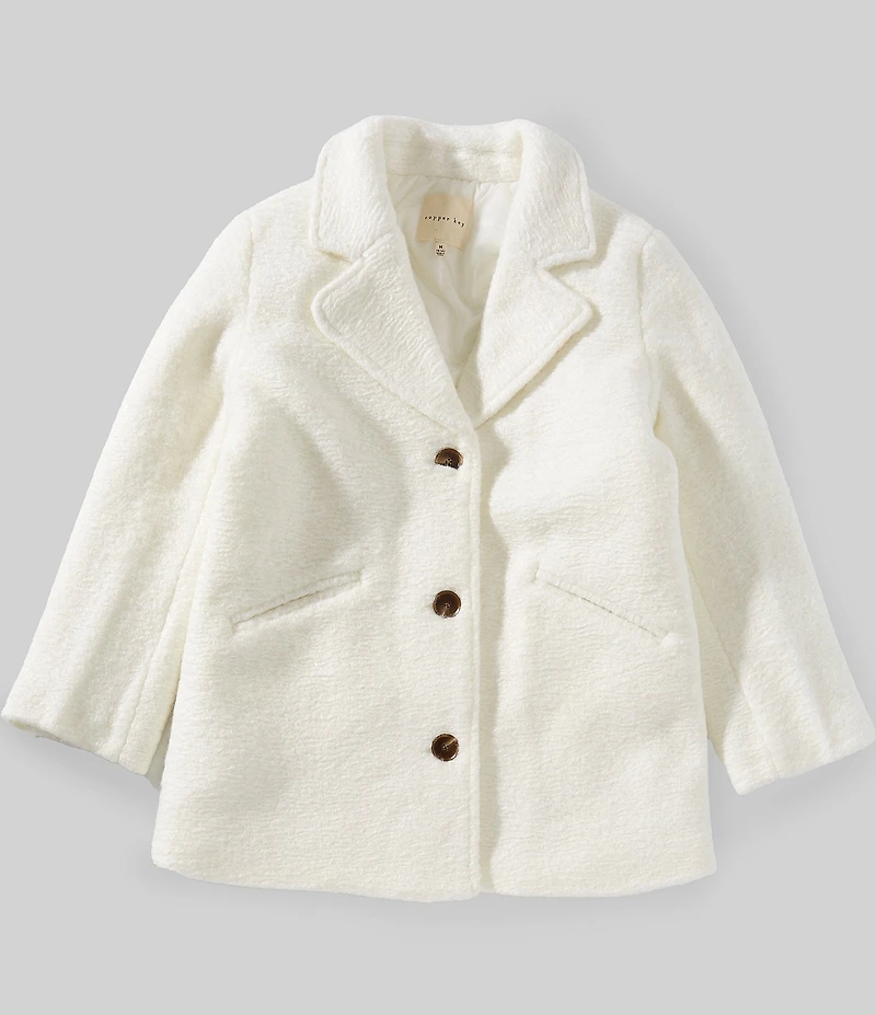 Copper Key Big Girls Boxy Dress Coat