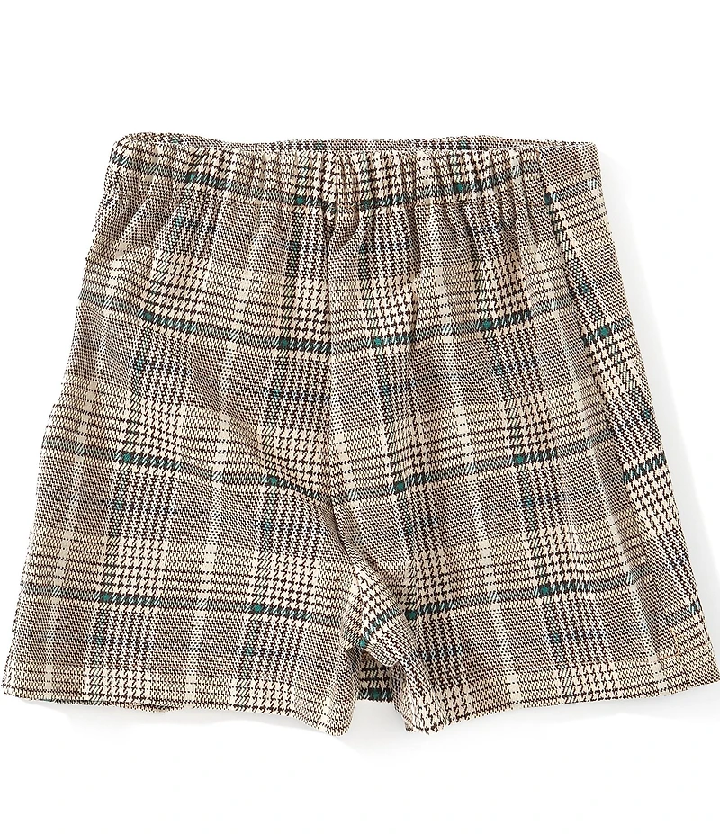 Copper Key Big Girls Buckle Plaid Skort