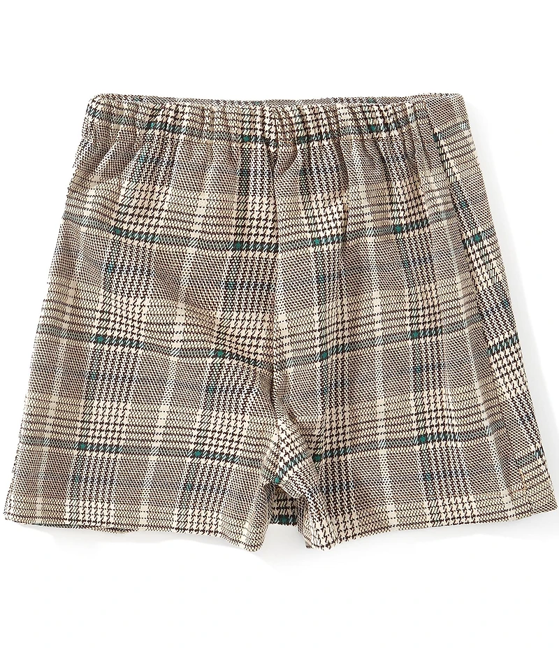 Copper Key Big Girls Buckle Plaid Skort
