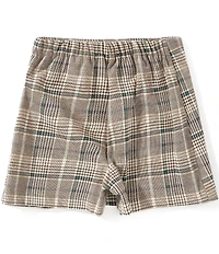 Copper Key Big Girls Buckle Plaid Skort