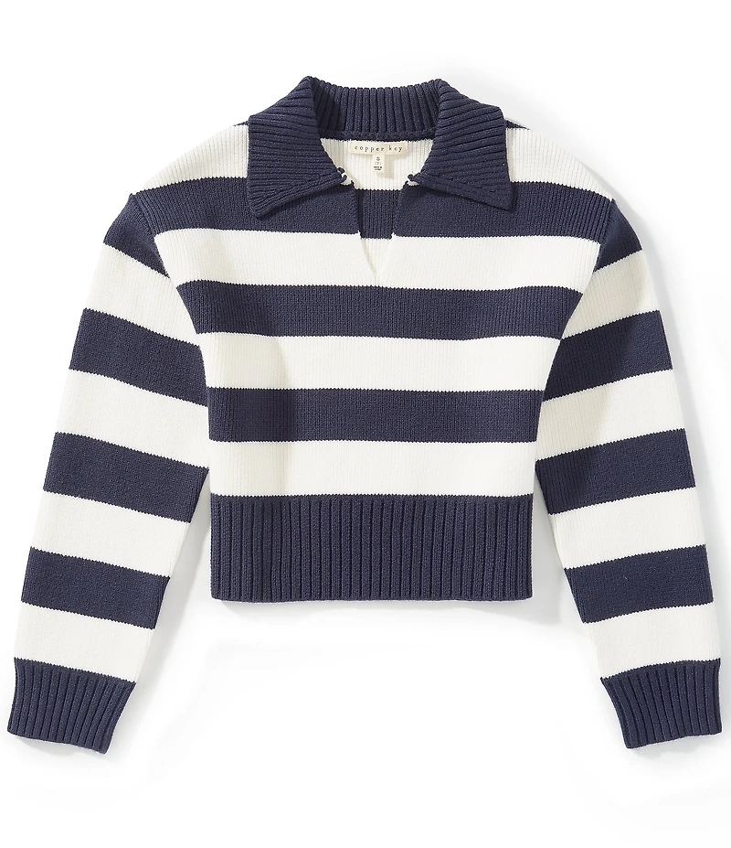Copper Key Big Girls Fisher Stripe Sweater