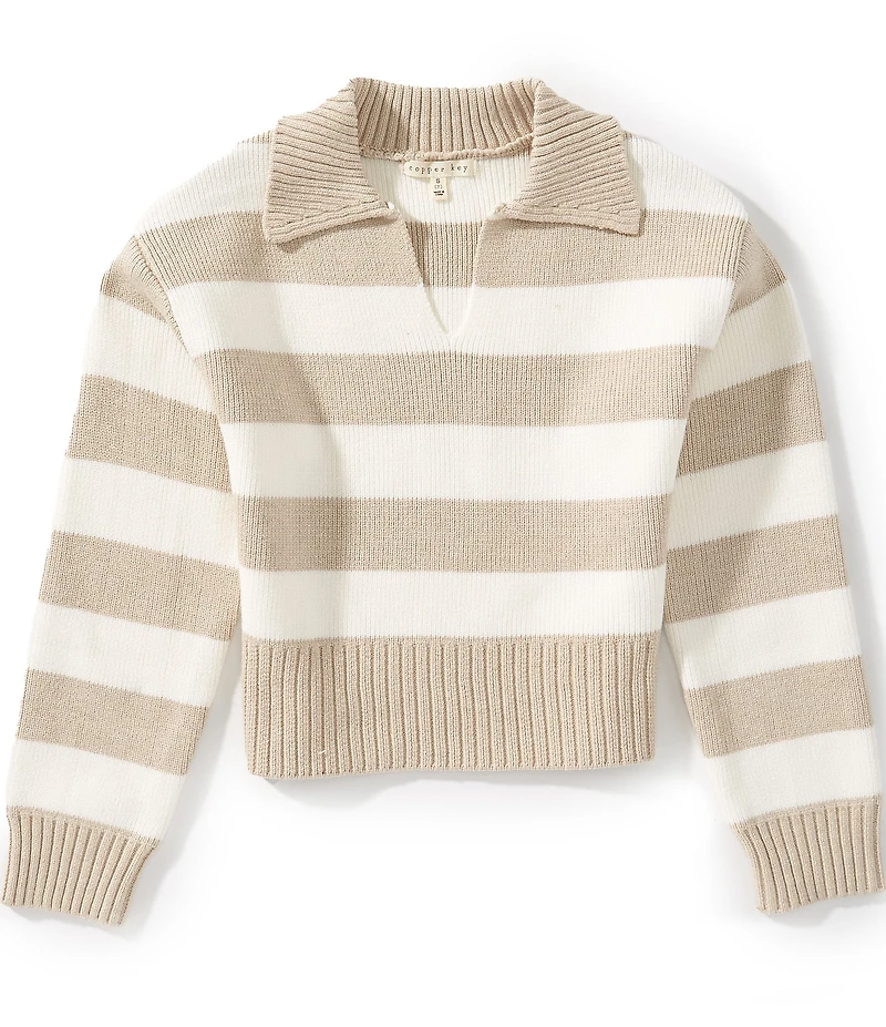 Copper Key Big Girls Fisher Stripe Sweater