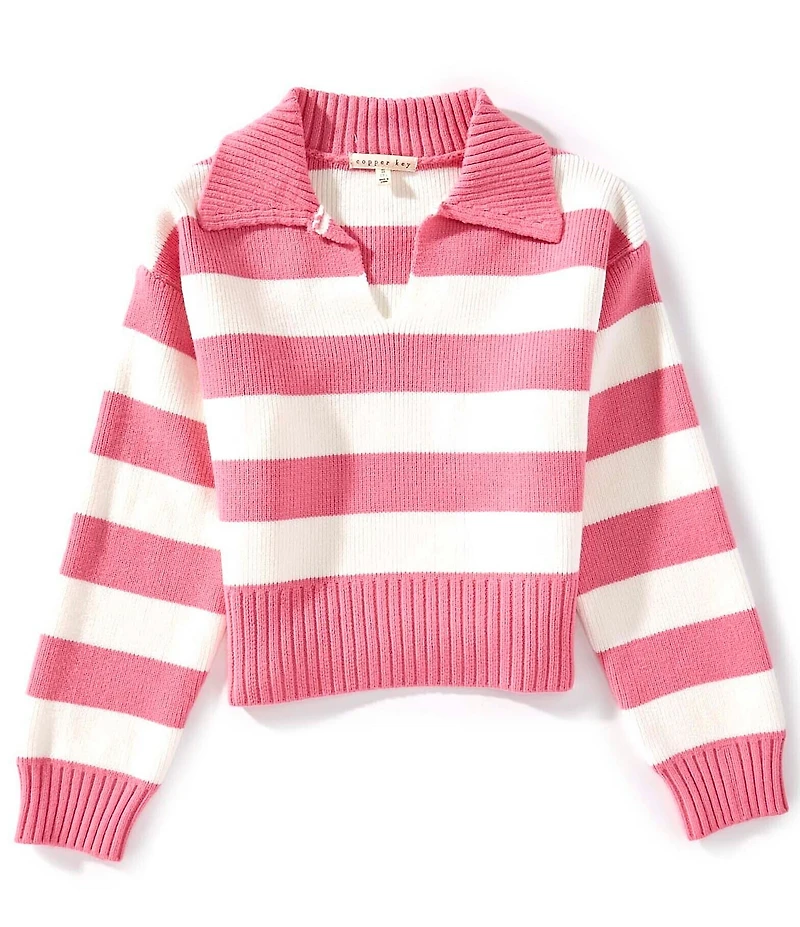 Copper Key Big Girls Fisher Sweater
