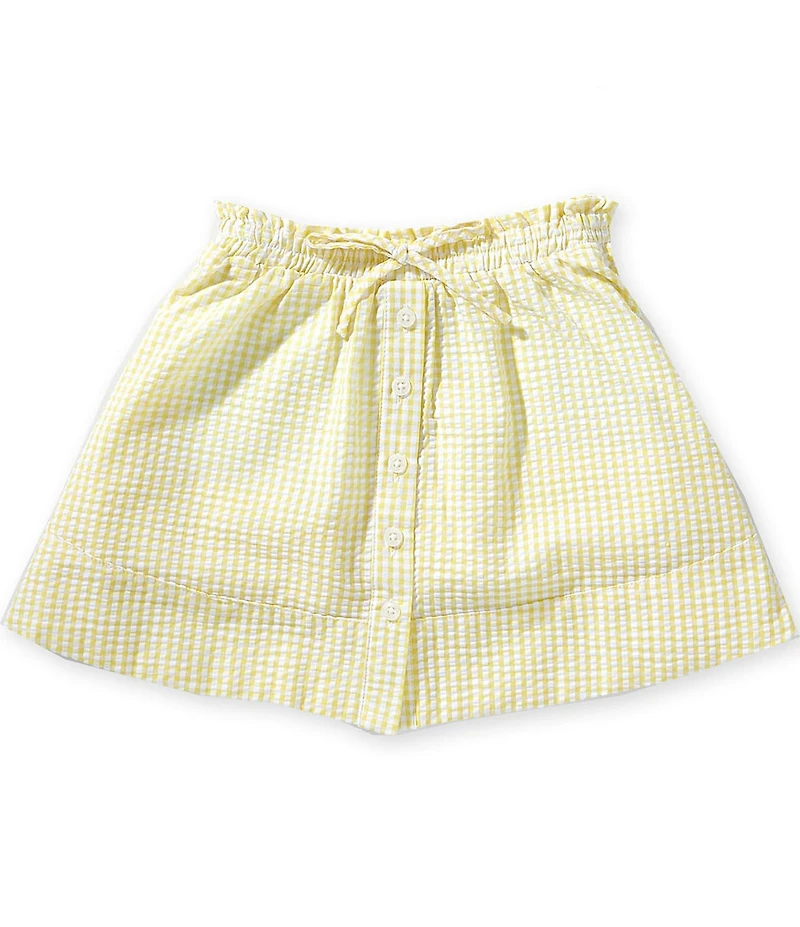 Copper Key Big Girls Gingham Skirt
