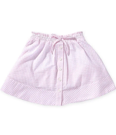 Copper Key Big Girls Gingham Skirt