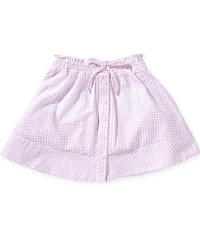 Copper Key Big Girls Gingham Skirt