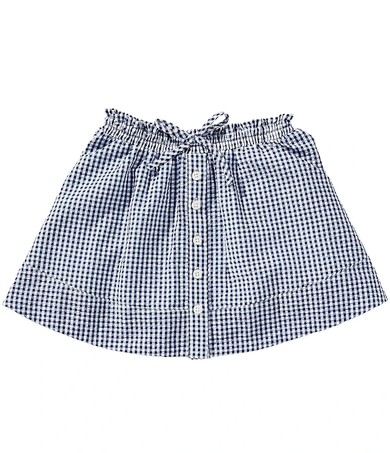 Copper Key Big Girls Gingham Skirt
