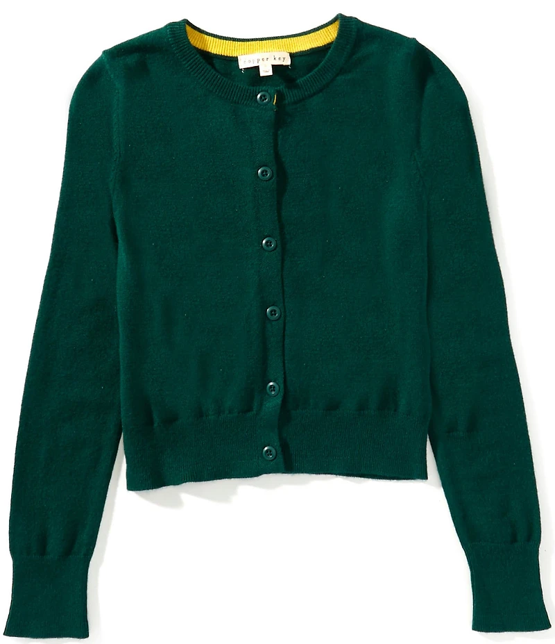 Copper Key Big Girls Light Weight Cardigan