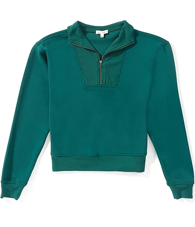 Copper Key Big Girls Lounge Life Quarter Zip Pullover