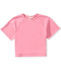 Copper Key Big Girls Lounge Life Short Sleeve Boxy Tee