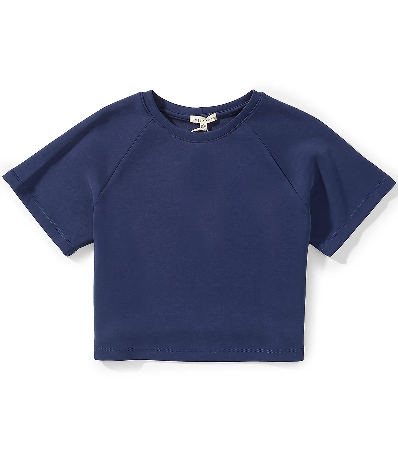 Copper Key Big Girls Lounge Life Short Sleeve Boxy Tee