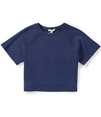 Copper Key Big Girls Lounge Life Short Sleeve Boxy Tee