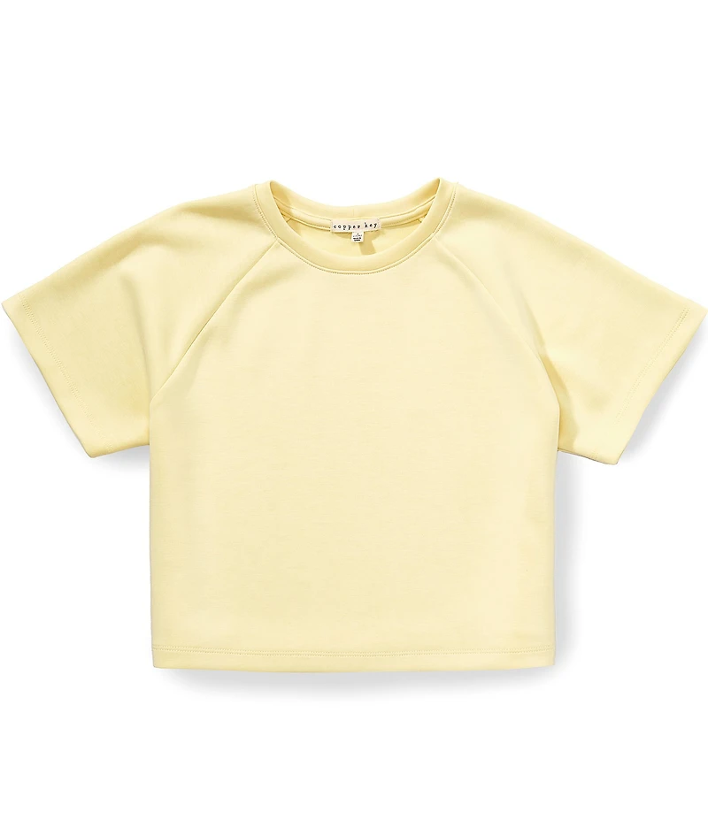 Copper Key Big Girls Americana Lounge Life Short Sleeve Boxy Tee