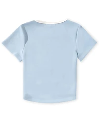 Copper Key Big Girls Lounge Life Short Sleeve Ringer T-Shirt