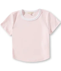 Copper Key Big Girls Lounge Life Short Sleeve Ringer T-Shirt