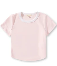 Copper Key Big Girls Lounge Life Short Sleeve Ringer T-Shirt