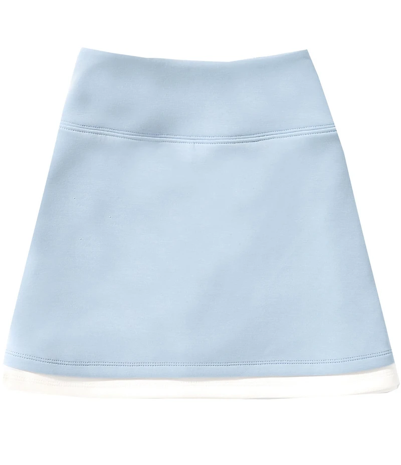 Copper Key Big Girls Lounge Life Straight Hem Ringer Skort