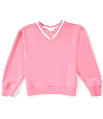 Copper Key Big Girls Lounge Life V-Neck Sweatshirt