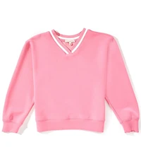 Copper Key Big Girls Lounge Life V-Neck Sweatshirt