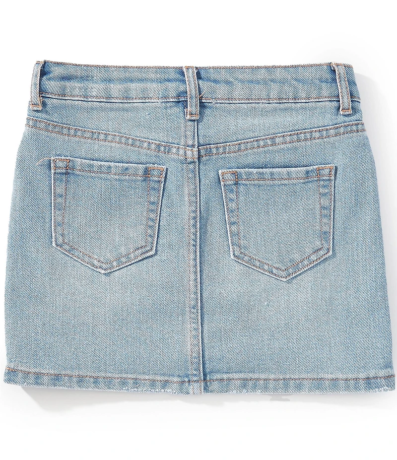 Copper Key Big Girls Pearl Denim Skirt