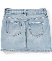 Copper Key Big Girls Pearl Denim Skirt