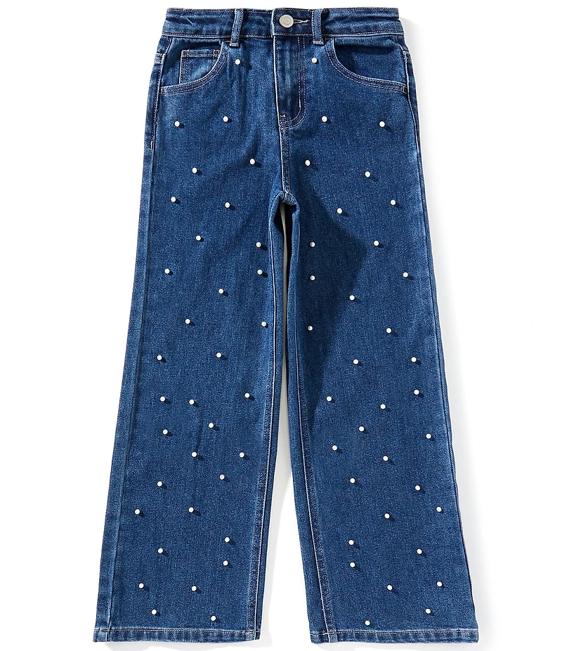 Copper Key Big Girls Pearled Denim Jeans