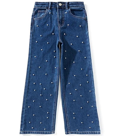 Copper Key Big Girls Pearled Denim Jeans